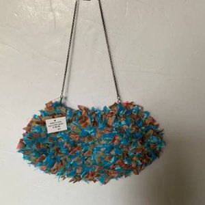 NWT Beautiful Colorful Cloth 10" x 5" Shoulderbag Purse